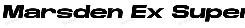 Marsden Ex Super字体转换